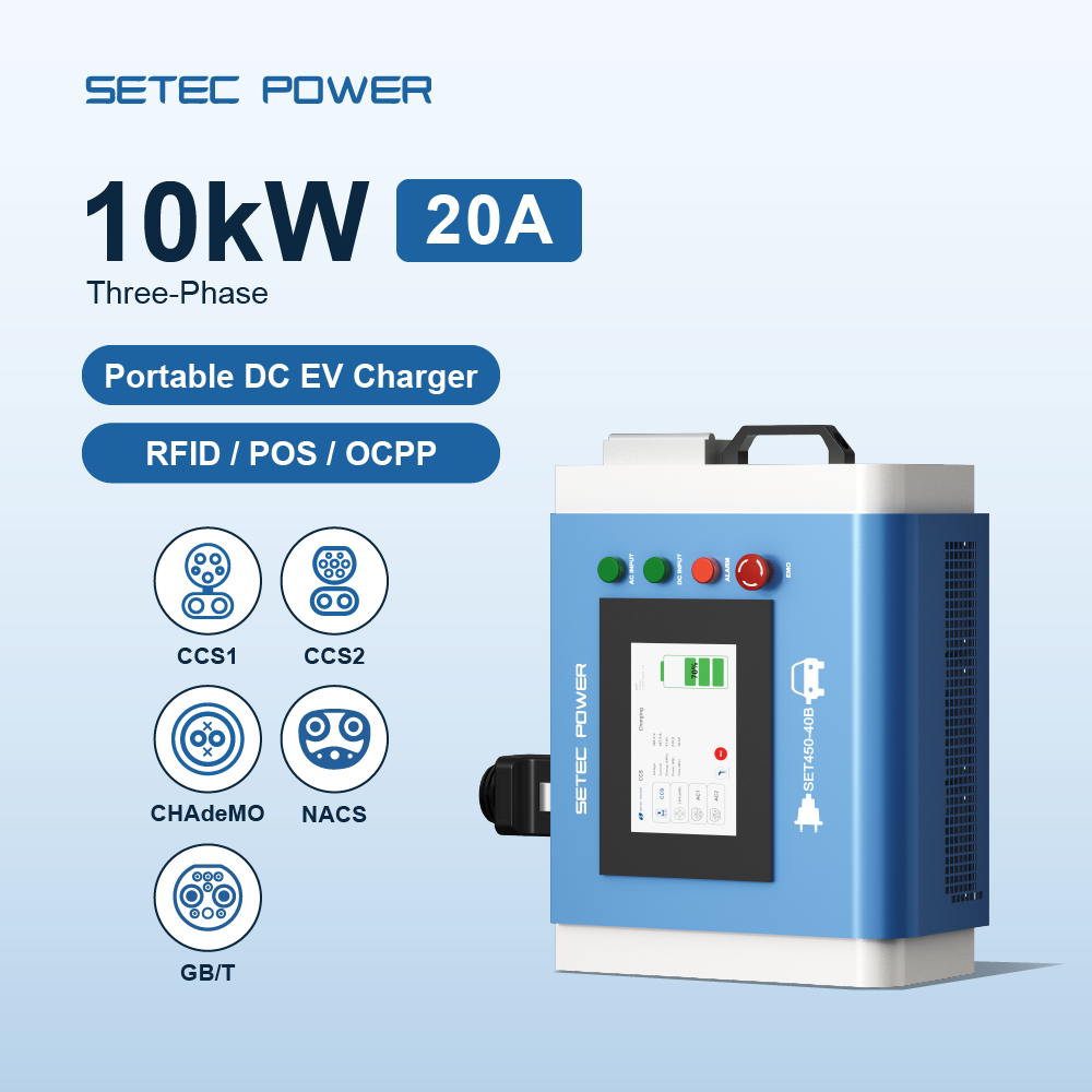 Home Ev Charger - Carregador Portátil de Alta Velocidade 10kW