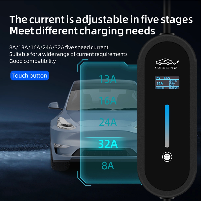 Romada 7kw 32a ev carregador p - Ev Charger Adapter avaliação e preço